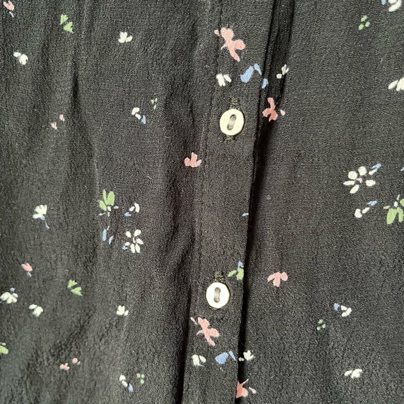 Abercrombie & Fitch Button-Front Shirt Dress - Size L - Picture 3 of 7